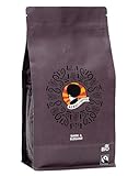 AFRO COFFEE Dark & Elegant I 500g Premium Bio Kaffeebohnen Fairtrade I 100% Arabica Kaffee Bohnen I Bohnenkaffee aus Äthiopien mit Noten von Bitterschokolade I handgepflückt, dunkel geröstet, säurearm