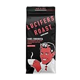 LUCIFERS ROAST 1kg Kaffeebohnen aus Italien - sehr starker Espresso dark roast - säurearm - für Kaffeevollautomaten oder Siebträger - 100% Robusta (ganze Bohnen, 1kg)