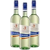 Hex vom Dasenstein Rivaner Weißwein feinherb - Wein frisch & fruchtig mit Aromen nach Ananas, Maracuja & Holunderblüten, Qualitätswein aus der Ortenau (3 x 0,75l)