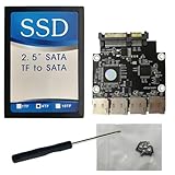 Generic TF/SD-Speicherkarte mit 4 Anschlüssen auf SATA-Adapter, weitgehend kompatibel, SSD-Festplatten-Recorder, industrielles eingebettetes Speichermodul, 6,3 cm (2,5 Zoll), selbstgemachtes