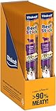 Vitakraft Beef Stick Original, Hundeleckerli, Fleischstick vom Lamm, Hunde Trainingsleckerli, ohne Zusatz von Zucker (50x 12g)