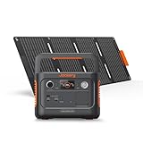 Jackery Solargenerator 240 v2 mit 40W Mini Solarpanel, 256Wh LiFePO4 Powerstation, 300W AC & 100W USB-C Ausgang, Schnelle Solarladung für Outdoor,Camping,Reise