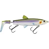 Westin HypoTwist Propbait Floating - Wobbler mit Gummifisch Schwanz, Länge / Gewicht:11.5cm / 17g, Farbe:Smelt