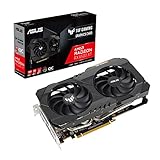 ASUS TUF AMD Radeon RX 6500XT OC Gaming Grafikkarte (4GB GDDR6, PCIe 4.0, Aura Sync, HDMI 2.1, DisplayPort 1.4a, TUF-RX6500XT-O4G-GAMING)