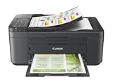 Canon PIXMA TR4755i Multifunktionsdrucker 4in1 (Tintenstrahl, Drucken, Kopieren, Scannen, Faxen, A4, WLAN, Apple AirPrint, 20 Blatt ADF, Duplexdruck, kompatibel mit Pixma Print Plan ABO) schwarz