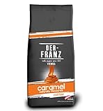 Der-Franz Kaffee, aromatisiert mit mit Karamell, Arabica und Robusta Kaffeebohnen, 1000 g