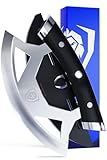 DALSTRONG Ulu Knife - 7' - Rocking, Mincing, Slicing Meat & Herb Knife - Gladiator Series - High-Carbon 5CR15MOV Steel - G10 Handle - w/Sheath