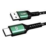 USB A auf USB C Kabel 3.3ft 66W USB 3.0 PD Fast Charging & 480Mbps Datentransfer Nylon Braided Compatible with iPhone 16/15 Pro Max Samsung S24 Ultra iPad 10th Gen Ps5 Controller