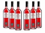 CANTI Vino Rosé - Roséwein 6 Flaschen - Italien wein trocken (6 x 0.75l)