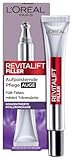 L'Oréal Paris Augenpflege für Frauen: polstert die Augenkontur auf und mildert Tränentäler mit der höchsten Konzentration an Hyaluronsäure in der Pflege von L'Oréal Paris, Revitalift Filler, 1x 15ml