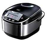 Russell Hobbs Multikocher [11-in-1: Reiskocher, Schongarer, Dampfgarer, Slow Cooker, Backoutomat, Joghurtbereiter etc.] Multicooker (5,0l, digitales Display, Anti-Kondensations-Deckel) 21850-56