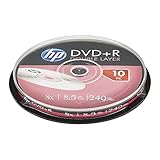 HP DVD+R Doppellagig 8x, 10 Stück Cake Box