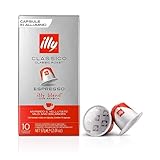 illy Kaffee CLASSICO, klassische Röstung, in kompatiblen Kaffeekapseln* - 10 Verpackungen zu je 10 Kapseln