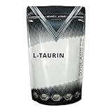 Taurin Pulver 100% rein - 1000g Aminosäure L-Taurin - 1kg - ohne Zusatzstoffe - vegan -mit Messlöffel