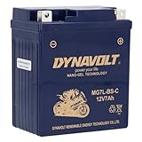 DYNAVOLT - NANO-GEL MG7L-BS-C Motorradbatterie 12V 7Ah 200A. Ersetzt YTX7L-BS. Maße: 113x69x130mm. Wartungsfreie Motorradbatterien mit Nano-Gel-Technologie. Ideal für Rennmotorräder