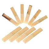 MUELODSIC 10 Stück Klarinetten Klarinettenzubehör Saxophonblätter Klarinetten Traditionelle Blätter Saxophon Reparaturteile Blätter Für Klarinette Aus Holz