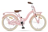 SJOEF Classic Kinderfahrrad | 18-20 Zoll | Kinder Fahrrad für Mädchen/Jugend | Ab 5-8 Jahren | inklusive Seitenständer - Rosa