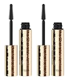 L'OREAL PARIS Panorama Volumizing Mascara Farbe Schwarz mit komplexem Stretchflex-Komplex, erweiterter Blickeffekt, ohne Klumpen, geeignet für empfindliche Augen - 2 Mascara