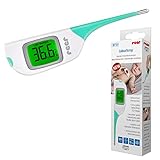 Reer Digitales Fieberthermometer ColourTemp für Babys mit großem Display und farbigem Fieber-Warner, 1 Stück (1er Pack)