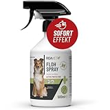 ReaVET Flohspray für Katzen & Hunde 500ml - Sofortschutz gegen Flöhe bei Befall & vorbeugend mit Langzeitschutz, Flohmittel auch für Wohnung, Möbel I Anti-Floh-Spray