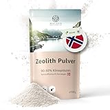 MAISON NATURELLE® | Zeolith Klinoptilolith Pulver (1000 g) - hochwertiges Bio Naturzeolith, Zeolit Vulkanerde - Natur Zeolit, Vulkangestein