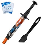 SYY Wärmeleitpaste mit Toolkit Neues Upgrade einfach anzuwenden CPU Wärmeleitpaste, Kühlpaste für IC/Prozessor/CPU/Kühler, Hochleistung auf Kohlenstoffbasis (4G)