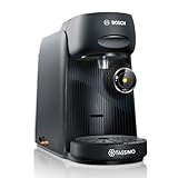 Bosch Tassimo finesse friendly Kapselmaschine TAS162E, 70 Getränke, intensiverer Kaffee auf Kopfdruck, Abschaltautomatik, nachhaltig, perfekt dosiert, 1400 W, schwarz/schwarz