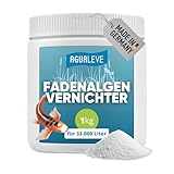 AGUALEVE® Fadenalgenvernichter 1kg *NEU* | extrem effektiv gegen Fadenalgen Dank innovativer Aktivsauerstoff-2.0-Formel | Fisch-, Garten- & Schwimmteiche | Made in Germany | für 33.000l Teichwasser