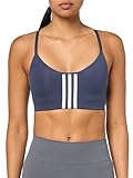 adidas Damen Aeroimpact Training Light-Support Bra Sport-BH, Shadow Navy/White, (X-Small) A/B