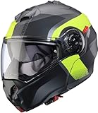 CABERG HELMET DUKE EVO INDY MATT GUN METAL/YELLOW FLUO/BLACK XS