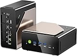 GMKtec EVO-T1 Mini-PC AI Ultra 9 285H (bis zu 5,4 GHz) 64 GB DDR5 (32 GB * 2) 2 TB PCIe 4.0 SSD Gaming-Mini-Computer, 3 x M.2-Erweiterungssteckplätze, Oculink, Quad-Screen-8K-Display