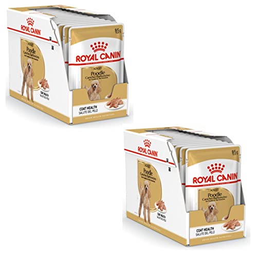 ROYAL CANIN Poodle Adult Nassfutter für Pudel - Doppelpack - 2 x 12 x 85g