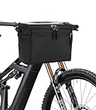 Huifoo Handyhalter Fahrrad wasserdicht,lenkertasche Fahrrad,Fahrradtasche Lenker mit lenkeradapter,Touchscreen und Abnehmbarer Schultergurt,für Fahrrad und elektrofahrräder