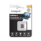 Integral 512GB Micro SD Karte 4K Video Premium High Speed Speicherkarte SDXC bis zu 100MB/s Lesegeschwindigkeit und 50MB/s Schreibgeschwindigkeit V30 C10 U3 UHS-I A1