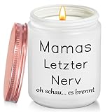 Mama Geschenk Geburtstag - Mutter Geschenke für Mama Weihnachten Muttertag Geburtstag, Duftkerzen Lavendel Lustige Mama Geburtstagsgeschenk Muttertagsgeschenk Weihnachtsgeschenke
