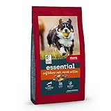 MERA Essential Softdiner Trockenfutter für ausgewachsene normal aktive Hunde, mit Omega-3 und Omega-6 für Haut und Fell, 4x2kg