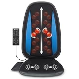 COMFIER Shiatsu Massagesitzauflage mit Wärme, Shiatsu-Massageauflage Rückenmassagegerät, Entspannung für den gesamten Rücken, eignet Sich fürs Büro, Zuhause und überall dort, Geschenke