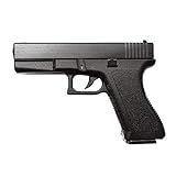 Rayline RV307 Schwarz ABS Softair Pistole (Federdruck) Gewicht 200 g, 6mm Kaliber, Farbe: Schwarz, (unter 0,5 Joule - ab 14 Jahre)