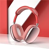 BeisDirect P9 Pro Max Kabellose Bluetooth-Kopfhörer Kabelloses Headset HiFi Stereo Sound Noise Cancelling Kopfhörer Sport Spiel Kopfhörer Unterstützt TF mit Typ-C Ladekabel (Rot)