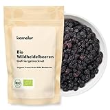 Kamelur BIO Wildheidelbeeren gefriergetrocknet (500g) - Wildblaubeeren Bio Früchte getrocknet