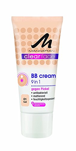 Manhattan Clearface 9 in 1 BB Cream 01 , 1er Pack (1 x 25 ml)