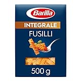 Barilla Pasta Integrale Fusilli – Vollkorn-Hartweizengrieß-Pasta mit natürlichen Ballaststoffen, 500 g