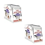 Royal Canin Sterilised in Soße | Doppelpack | 2 x 12 x 85 g | Alleinfuttermittel für ausgewachsene Katzen | Speziell für kastrierte Katzen ab dem 12. Monat | Stückchen in Soße