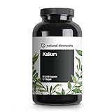 Kalium – 240 Kapseln mit 800 mg elementarem Kalium (aus Kaliumcitrat) pro Tagesdosis – für Blutdruck, Muskelfunktion & Nervensystem – vegan, hochdosiert, ohne Zusätze