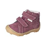 RICOSTA Baby Mädchen Lauflernschuhe Donny,Kinder Boots,WMS:Weit,CareTEX,terracare,Barfuß-Schuh,Pflaume (380),23 EU