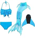 Pyjacos Fisch Tail Mädchen Fisch zum Monoflosse mit Bikini Cosplay，DH53-140