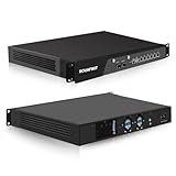 ROUAFWIT 1U Cabinet Firewall Appliance, Core i7-14700, Network Rackmount, 2 x SFP+ 10Gbe, 6 x i226V 2.5GbE LAN, OPNsense, USB3.2/Console/VGA/GPIO, DDR4 16G RAM 512G SSD, Support Win 11 Pro