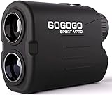 Gogogo Sport Vpro Golf Entfernungsmesser mit Slpoe & Magnetstreifen 600M Golf Laser Entfernungsmesser mit Klare Sicht, Flag-Lock, Vibration für Golf Jagd, Legal für Turnier (GS03-650)