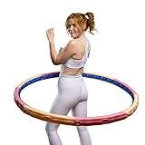 HOOPOMANIA Vital Hoop [2,6 kg] Hula Hoop Reifen mit Massagenoppen – Hullahoop Erwachsene