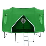 Trampolin-Zelt – 1,8 m Trampolin-Sonnenschutz, Anti-UV-Trampolin-Schattenspender für 6 runde Trampoline, winddichtes Trampolinmarkise, wasserdichtes Trampolin-Baldachin für 6 Stangen
